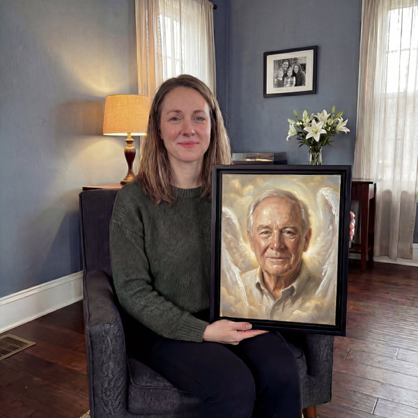 Hand - Painted Memorial Portrait - PaintedForever