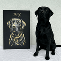 Gold Pet Portrait - PaintedForever