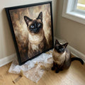 Hand - Painted Cat Portrait - PaintedForever