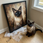 Hand-Painted Cat Portrait