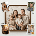 Hand - Painted Combination Portrait - PaintedForever
