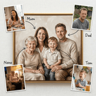 Hand-Painted Combination Portrait
