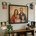 Hand - Painted Combination Portrait - PaintedForever