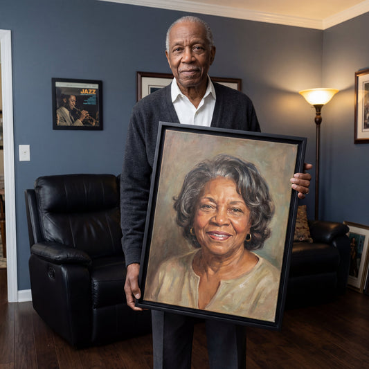 Hand - Painted Memorial Portrait - PaintedForever