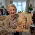 Hand - Painted Pet Memorial Portrait - PaintedForever