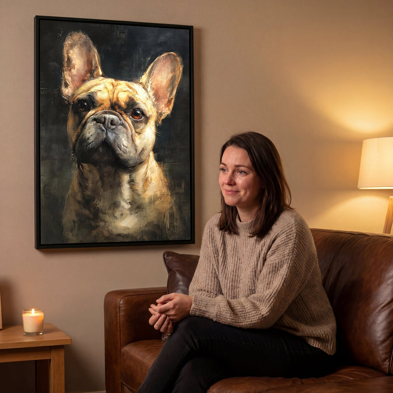 Hand - Painted Pet Memorial Portrait - PaintedForever