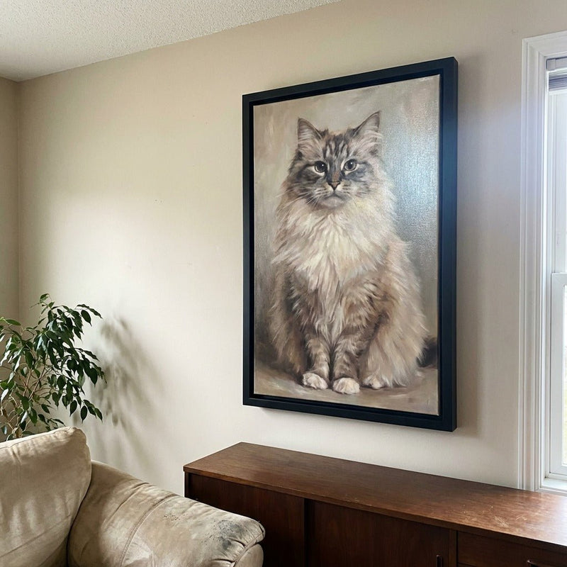Hand - Painted Pet Memorial Portrait - PaintedForever