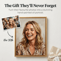 Hand - Painted Portrait Gift - PaintedForever