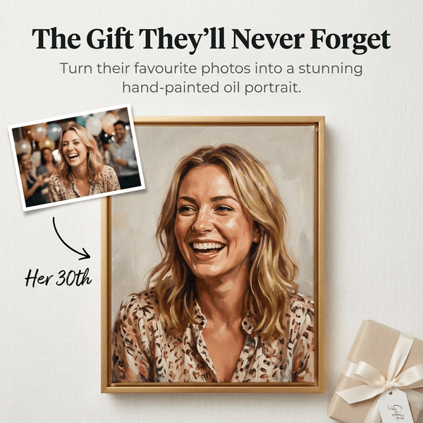 Hand - Painted Portrait Gift - PaintedForever