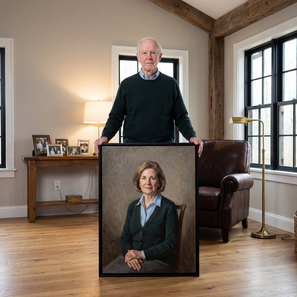 Hand - Painted Portrait Gift - PaintedForever