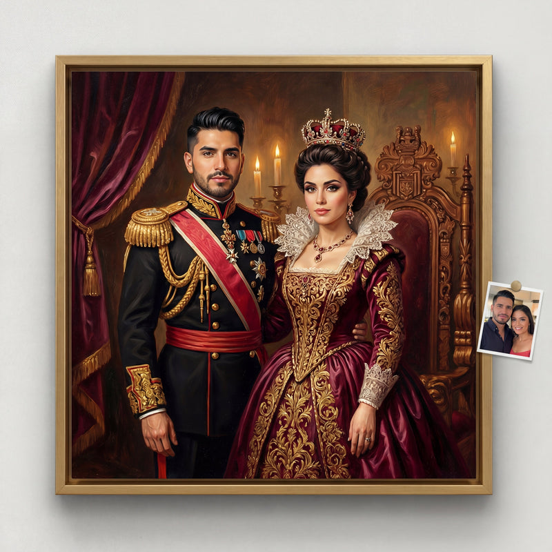 Hand - Painted Renaissance Portrait - PaintedForever
